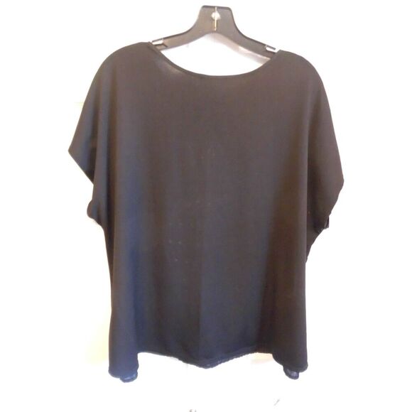 Elementz silky like crew flowy top - Picture 2 of 6